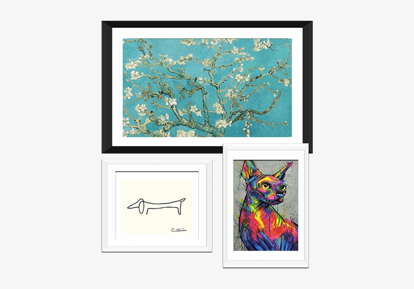 Tallenge Store - Vincent Van Gogh Turquoise Almond Branches In Bloom,, transparent png #2489155