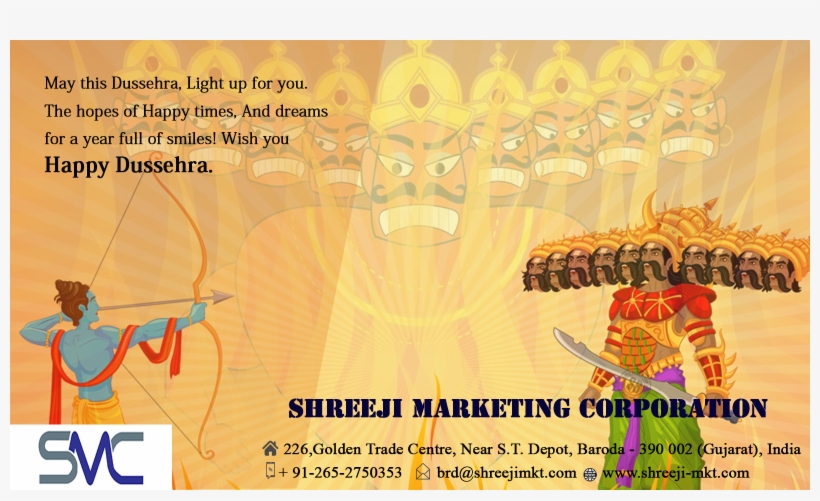 Dussehra Also Known As Vijaya Dashami Is A Famous Hindu - Dussehra Par, transparent png #2489296