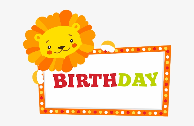 Read It - Lion With Lighted Sign Birthday Banner Personalized, transparent png #2489355