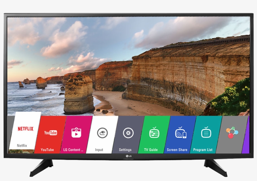 Lg Full Hd Led Display Digital Television Black, 43 - Lg 43 Inch Digital Tv, transparent png #2489597