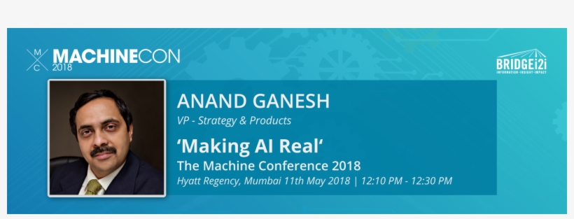Anand Ganesh At The Machine Conference - Machine, transparent png #2490160