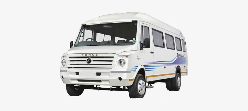 Hire Tempo Traveller On Rent In Karol Bagh, Hire Tempo - Force Bus, transparent png #2490763