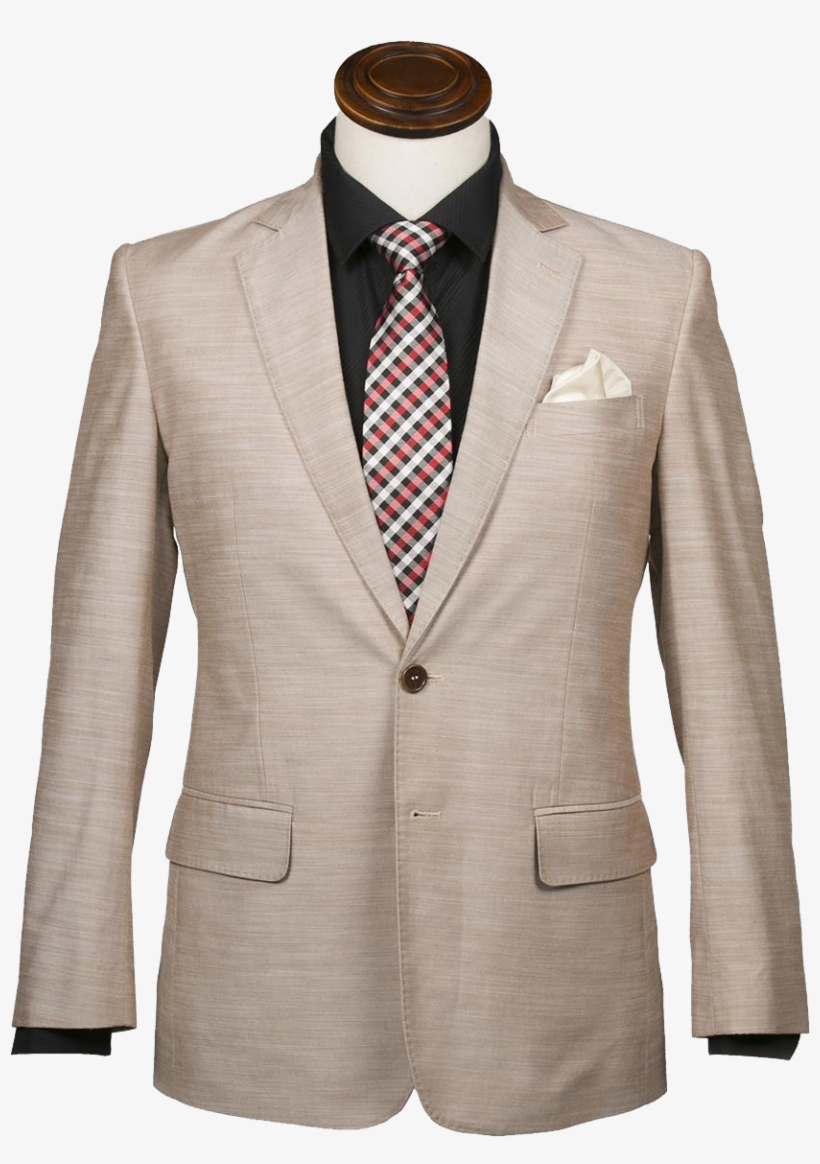 Blazer Transparent - Tan Suits And Black Shirt, transparent png #2491350