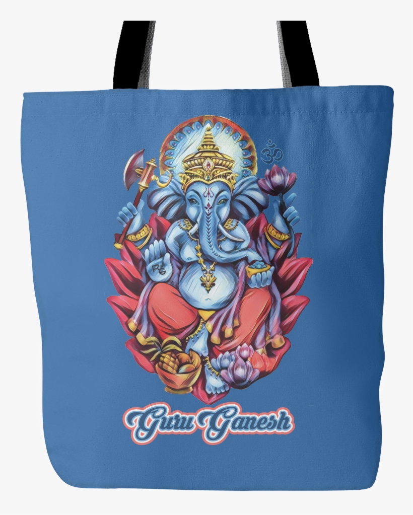 "guru Ganesh" Yoga Tote Bag - Tote Bag, transparent png #2491440