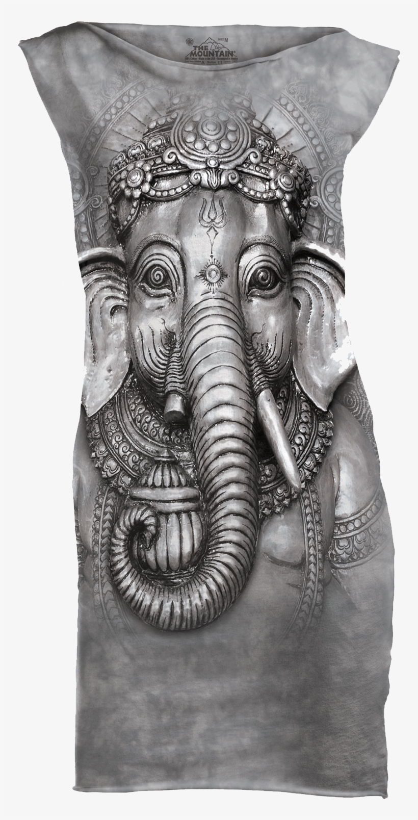 Abyssinian, Beware Of Pit Bulls, Big Face Ganesh - Big Face Ganesh Spiritual T Shirt The Mountain, transparent png #2491463