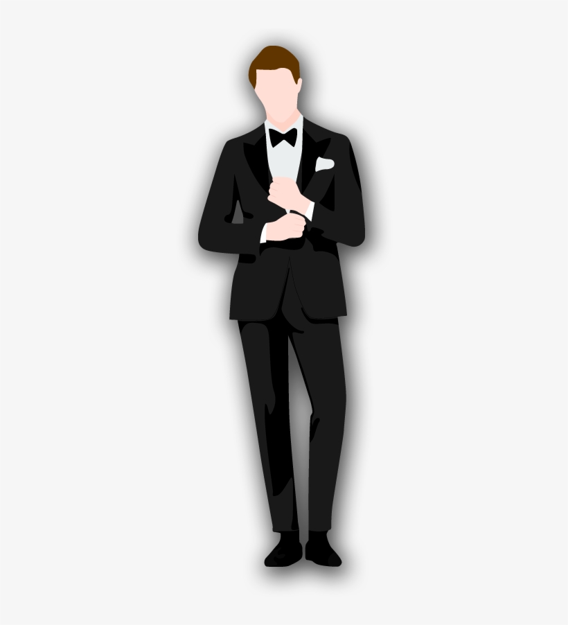Black Tie - Tuxedo, transparent png #2491466