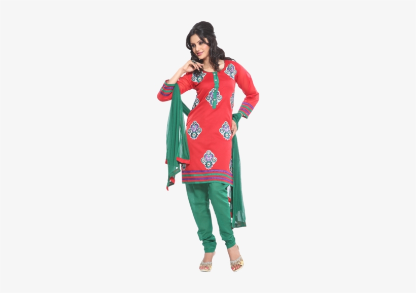 Printed Ladies Suits - Silk, transparent png #2491834