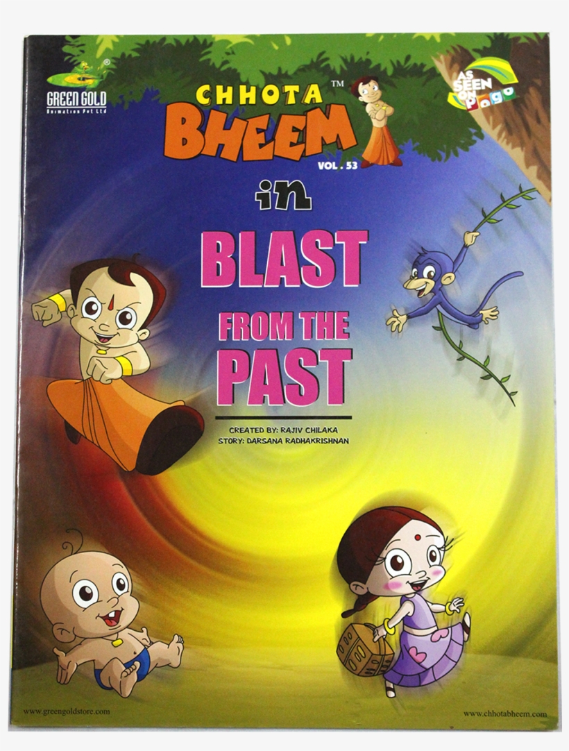 Chhota Bheem In Blast From The Past - Chhota Bheem Vol. 53: Blast From The Past [book], transparent png #2492191