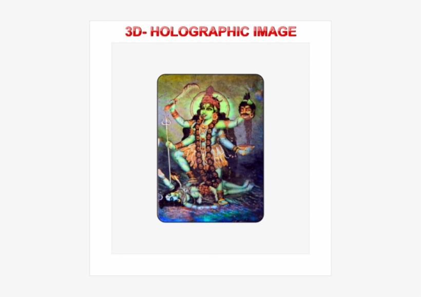 Hologram Stickers Maa Kali 22mm X 33mm Rounded Corner - Poster, transparent png #2492405