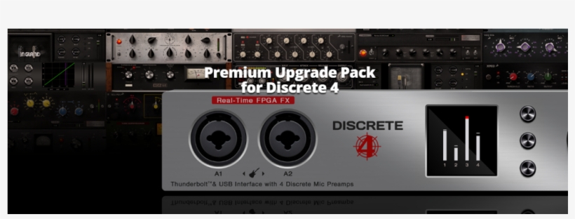 Antelope Audio Premium Upgrade Pack For Discrete 4 - Antelope Audio Discrete 4 Afx Microphone Preamp, transparent png #2493205