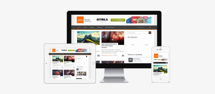 Playbook Great Free Wordpress Theme - Theme Wordpress Chợ Online, transparent png #2493415