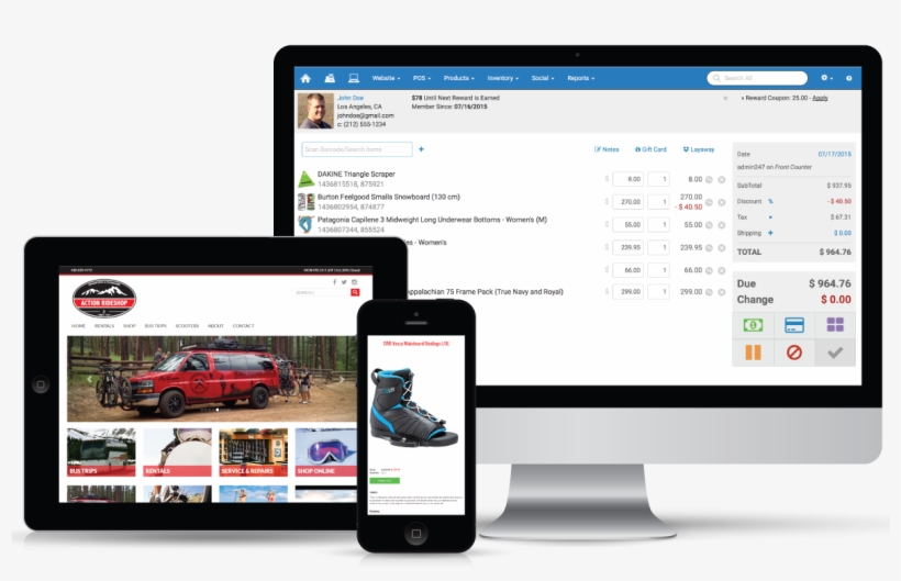 Pos Integrated E Commerce - Point Of Sale, transparent png #2493480
