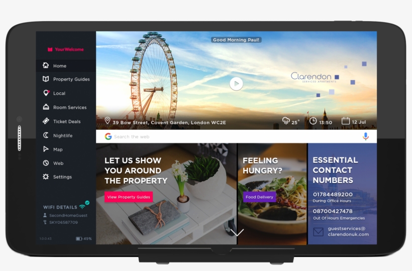 Introducing Clarendon's New 'handy' I-tablet, Complimentary - London In 7 Days [book], transparent png #2493628