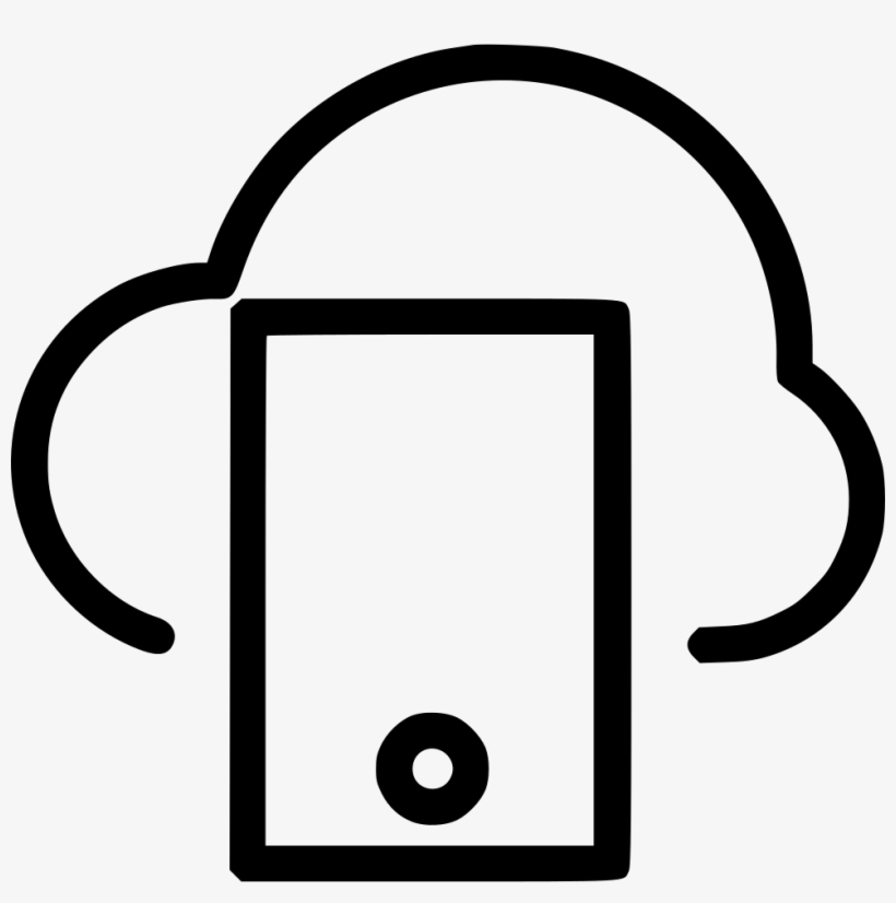 Png File - Tablet Cloud Icon, transparent png #2493653