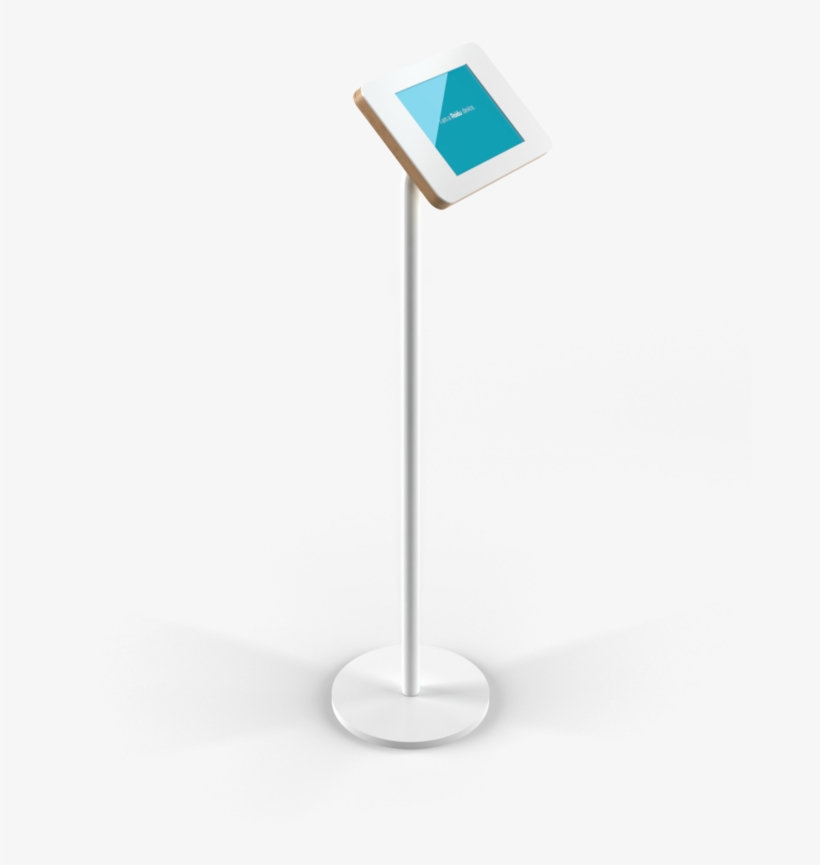 White Tablet Stand Light - Sign, transparent png #2493676