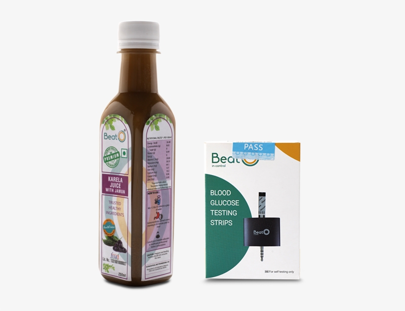 50 Glucometer Strips & Karela Jamun Juice Combo ₹1150 - Glucose Meter, transparent png #2494630