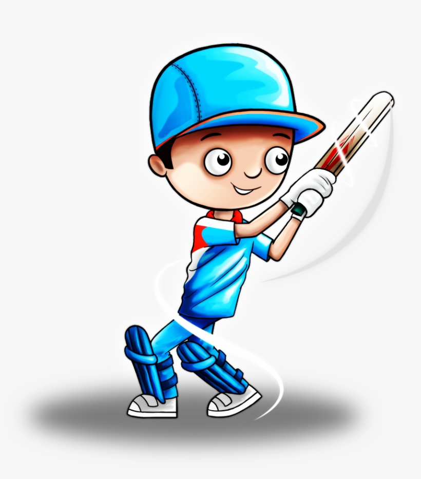 Cricket Player Silhouette Png Clip Art Image Ben France - Real Champ Cricket, transparent png #2494732