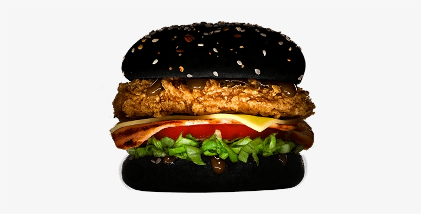 Black Burger Png - Kfc Zinger Black Burger, transparent png #2495883