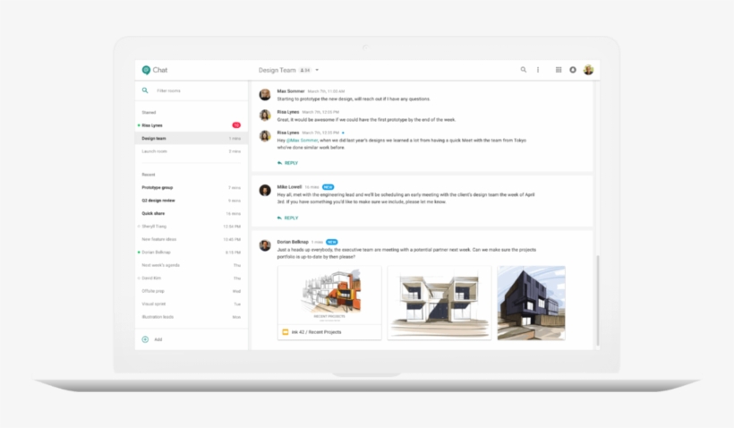 Google Hangouts Chat - Google Launches Hangouts Chat, transparent png #2496572