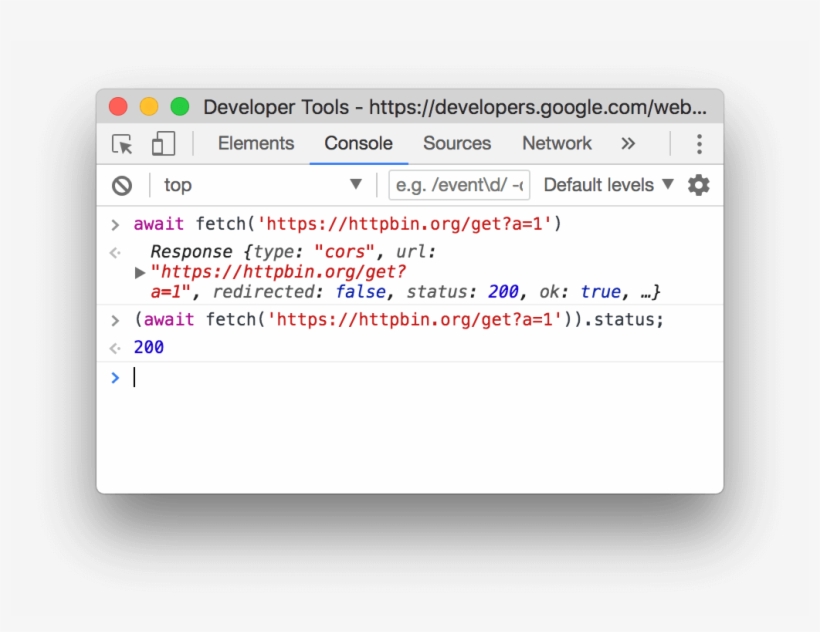 Using Top-level Await Operators In The Console - Make Google Chrome Border Translucent, transparent png #2496889