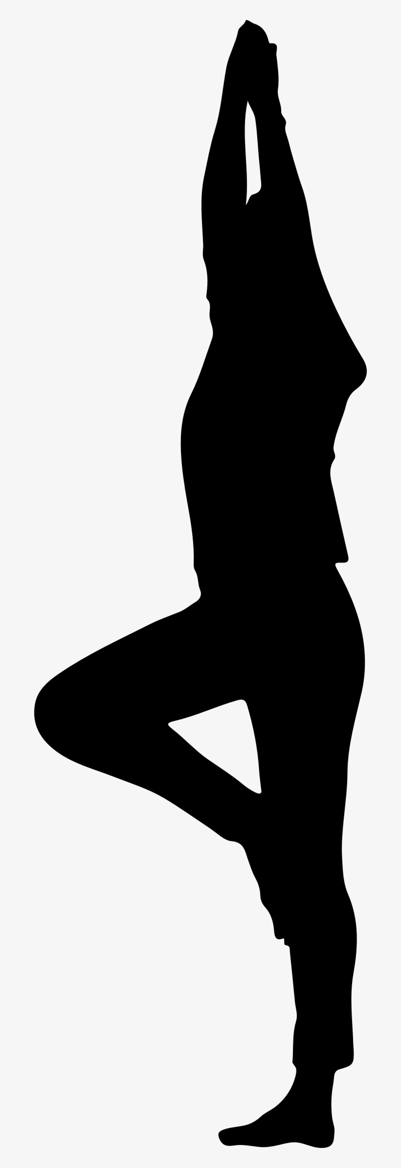 Yoga Pose Silhouette Png Download - Yoga Pregnancy Silhouette Png, transparent png #2497764