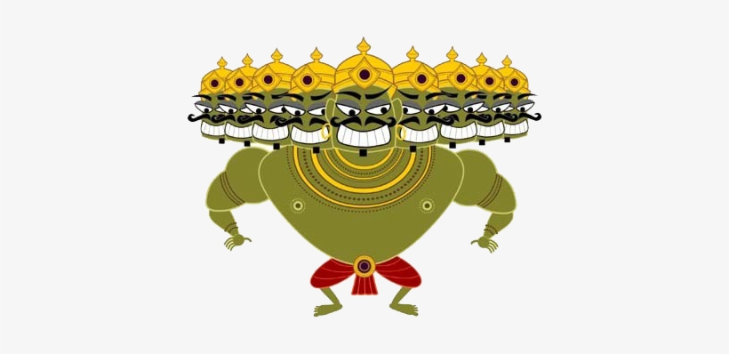 Ravan Free Png Image - Rama And Sita Demon King, transparent png #2498389