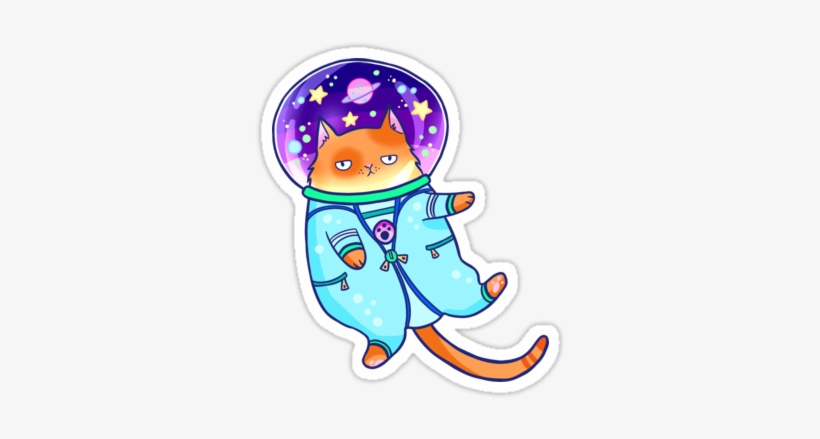 Cosmocat Is Ready For Adventures And Cat Astrophes Kawaii Space Cat Free Transparent Png Download Pngkey - kitty blaze roblox