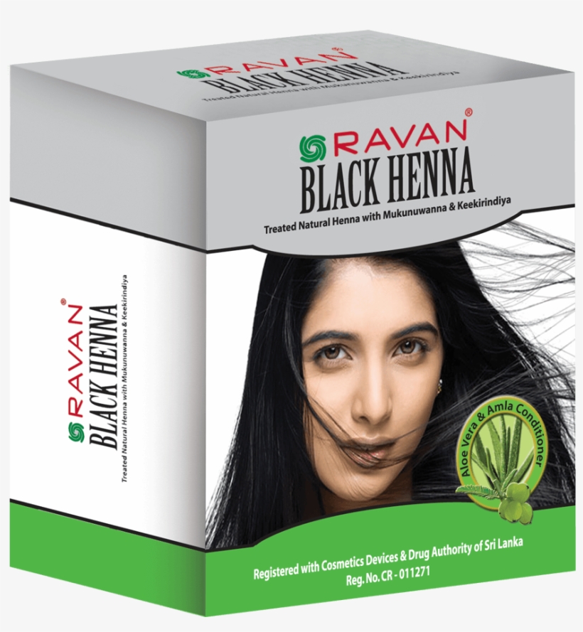 Ravan Black Henna - Hair Coloring, transparent png #2498750