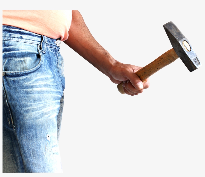 Man With Hammer Png Image - Man With Hammer Png, transparent png #2498853