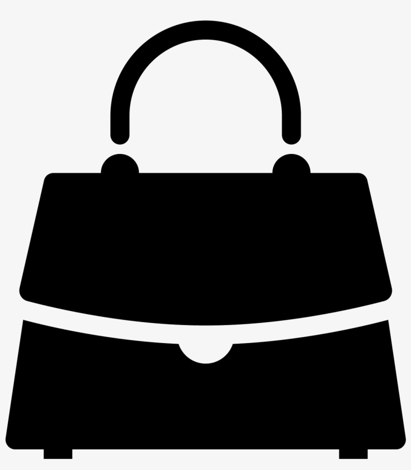 Bag Filled Icon Free - Women Bag Icon Png, transparent png #2499723