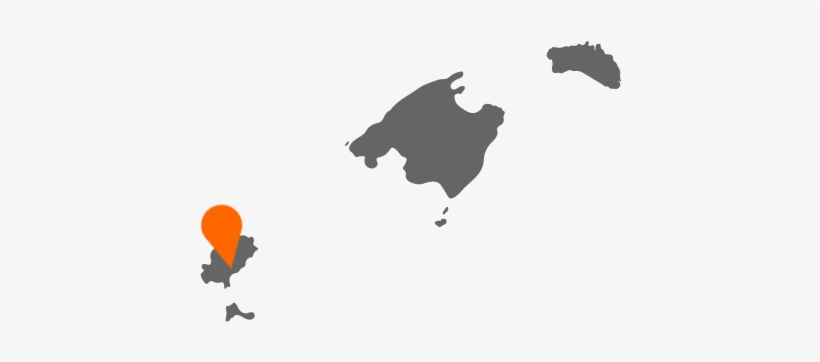 Euro - Mapa Islas Baleares, transparent png #2499864