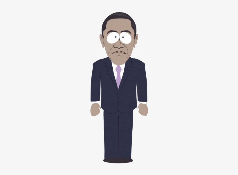 South Park Obama, transparent png #250044