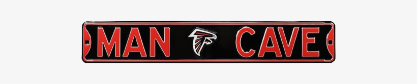 Atlanta Falcons “man Cave” Authentic Street Sign - Man Cave Cleveland Browns Steel Sign Wall Sign 36 X, transparent png #250090