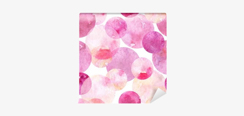 Watercolor Vector Pink Circle Ball Seamless Pattern - Sony Xperia, transparent png #250132