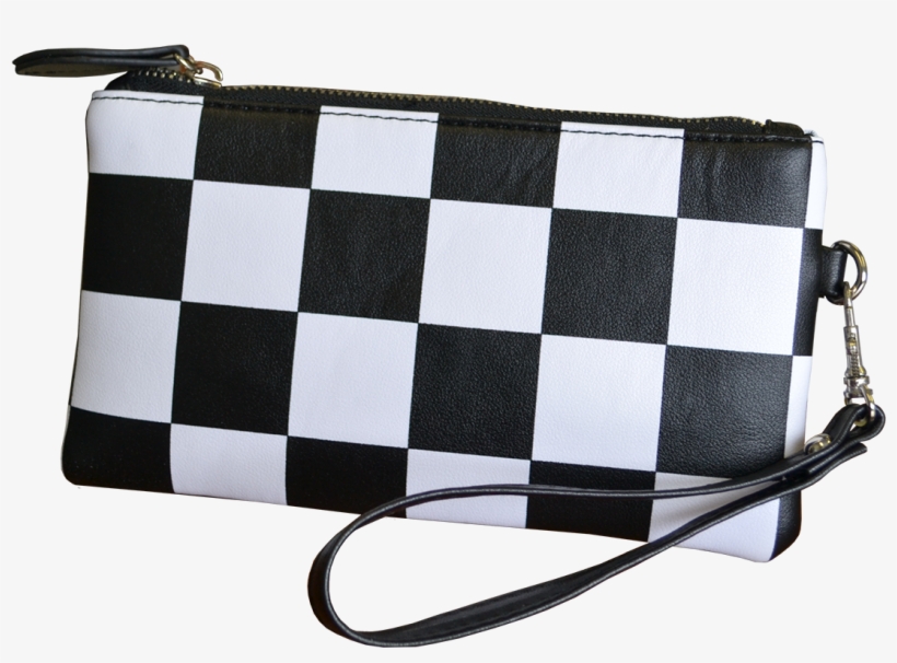 Checkered Clutch Bags - Wristlet, transparent png #250631