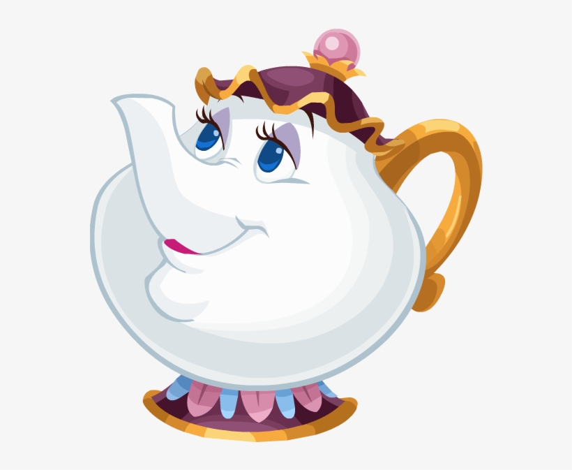 Beauty And The Beast Teapot Png - Beautiful And The Beast Png, transparent png #250737