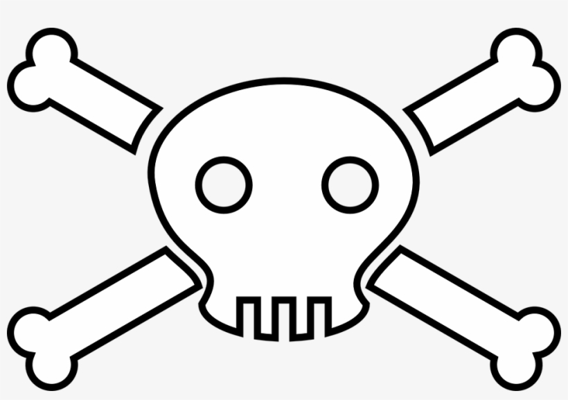 Skull And Crossbones - Clipart Death, transparent png #250877