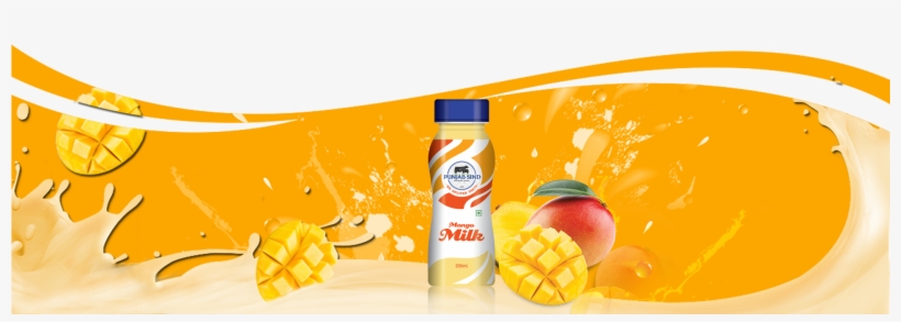 Mango Milk Banner Png - Mango Milk, transparent png #250879