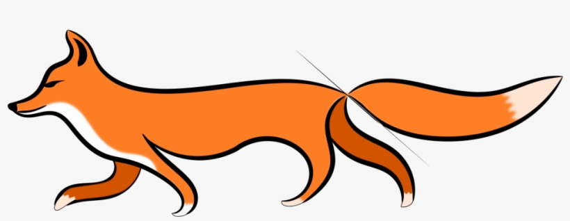 Fox Clipart Walking - Png Image Of Fox, transparent png #250897