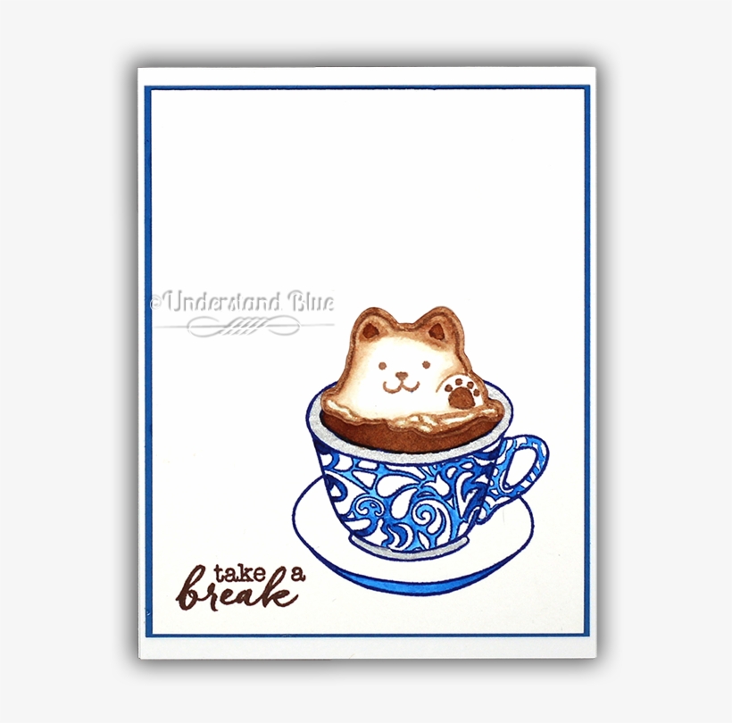 The Top And Bottom Rims Of The Cup Are Colored With - Cardmaking, transparent png #250902