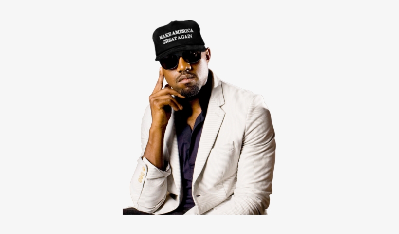 174kib, 315x400, Kanye Maga Hat - Kanye West With Maga Hat, transparent png #250949