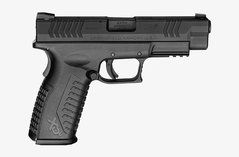 Springfield 45 Pistol - Springfield Xd 9mm 4 Compact, transparent png #251175