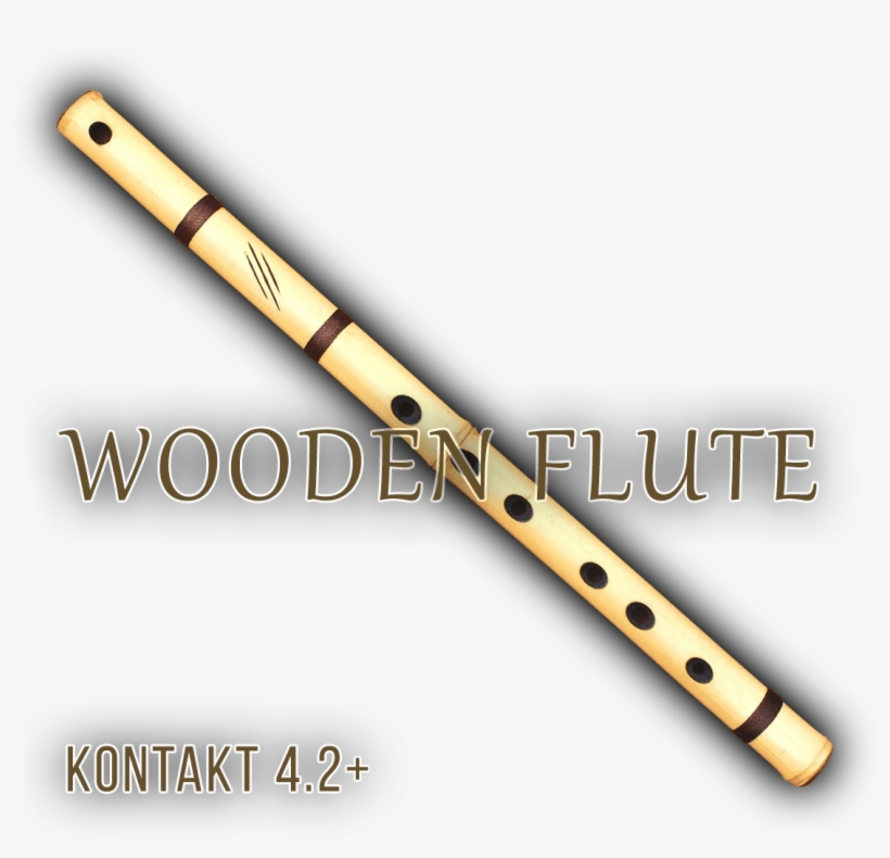 Exclusive Wooden Flute Favourite - Musical Instrument, transparent png #251329