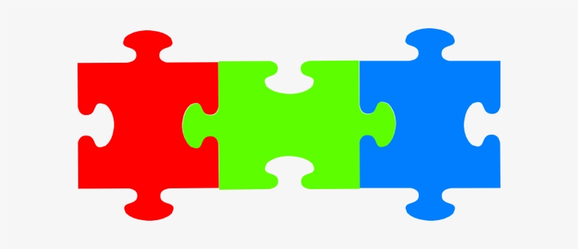 Puzzle Pieces Clip Art At Clker - 3 Puzzle Pieces Png, transparent png #251757