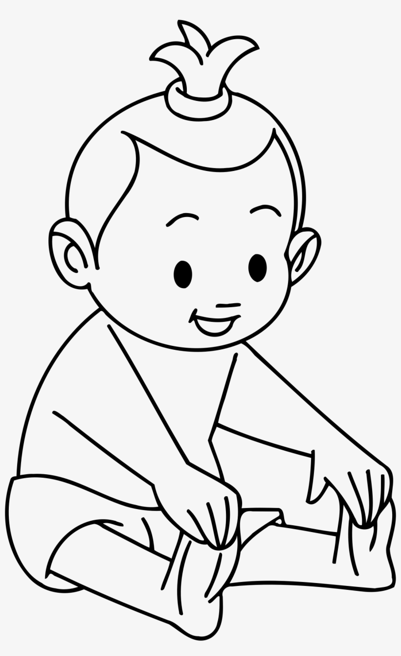 Big Image - Child Line Drawing, transparent png #251980