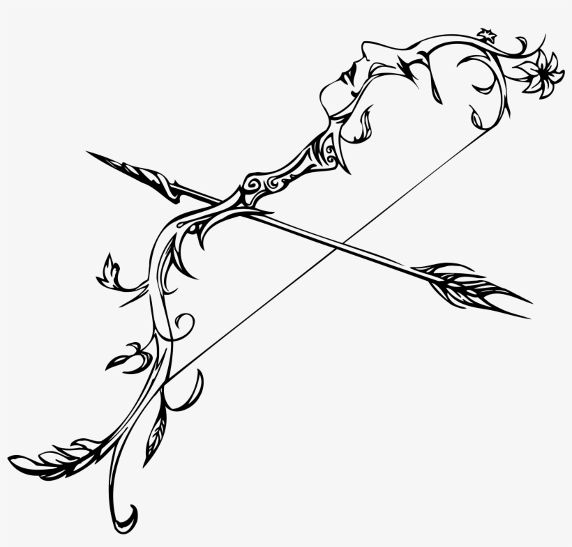 Arrow, Hand Drawn Arrows, Decorative Arrow, Ethnic - Bow And Arrow Png, transparent png #252017