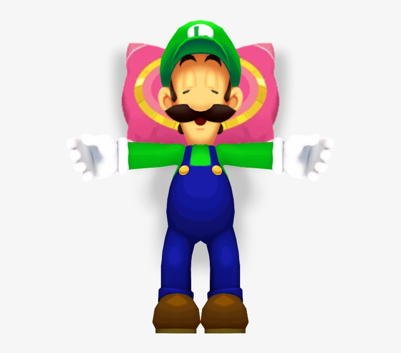 Download Zip Archive - Mario And Luigi Dream Team Luigi Sleeping, transparent png #252274