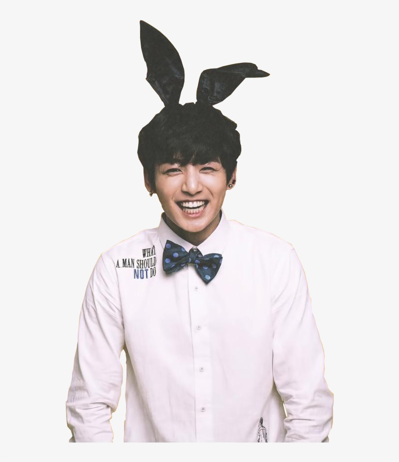 #bts #jungkook #jeon Jungkook #rabbit - Bts Jeongguk Bunny Smile, transparent png #252347