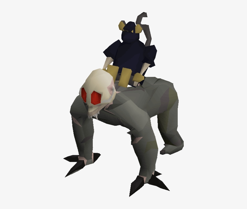 Riding Stunted Demonic Gorilla - Demonic Gorillas Osrs, transparent png #252465