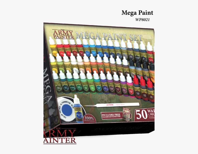 Warpaints Mega Paint Set - Army Painter Warpaints Mega Paint Set, transparent png #252536